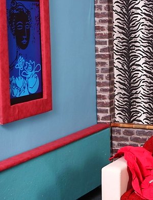 Hot housewife playing with her wet pussy